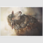 Mousseline Papier de découpage 1 mouton à vapeur (Recto)