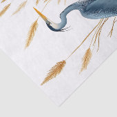 Mousseline Papier de découpage 3 de Héron bleu (Détail)