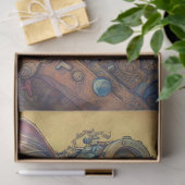 Mousseline Papier de découpage 4 Steampunk de chat (Cadeau)