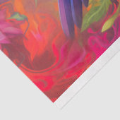 Mousseline Papier de découpage 5 colibris (Détail)