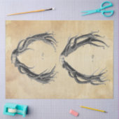 Mousseline Papier de découpage Antler (Artisanat)