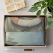 Mousseline Papier de découpage Beachy Nautical Lifesaver (Cadeau)