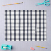 Mousseline Papier de découpage blanc et bleu foncé (Artisanat)