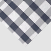 Mousseline Papier de découpage blanc et bleu foncé (Détail)