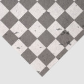 Mousseline Papier de découpage blanc et noir (Détail)