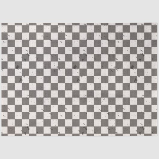 Mousseline Papier de découpage blanc et noir (Recto)