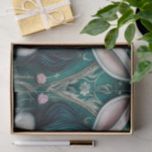 Mousseline Papier de découpage blanc lapin blanc Whimsical (Cadeau)