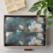 Mousseline Papier de découpage blanc Magnolia Vines (Cadeau)