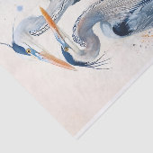 Mousseline Papier de découpage Blue Herons 2 (Détail)