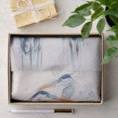 Mousseline Papier de découpage Blue Herons 2 (Cadeau)