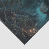 Mousseline Papier de découpage caché pirate (Détail)