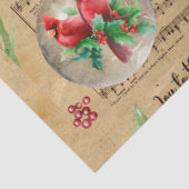 Mousseline Papier de découpage cardinal de Noël (Détail)