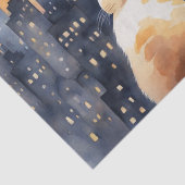 Mousseline Papier de découpage Chats et feux d'artifice (Détail)