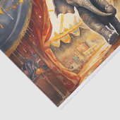 Mousseline Papier de découpage Circus Elephant 3 (Détail)