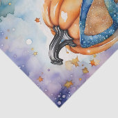 Mousseline Papier de découpage Citrouille à chaussures en ver (Détail)