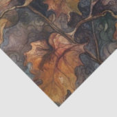 Mousseline Papier de découpage Citrouille d'automne orange (Détail)