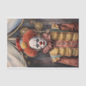 Mousseline Papier de découpage Clown 3 (Recto)