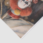 Mousseline Papier de découpage Clown 3 (Détail)