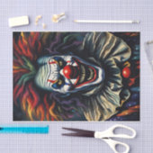 Mousseline Papier de découpage clown d'arc-en-ciel d'Hallowee (Artisanat)