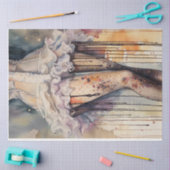 Mousseline Papier de découpage couleur aquarelle (Artisanat)