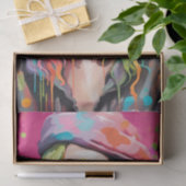 Mousseline Papier de découpage couleur dame (Cadeau)