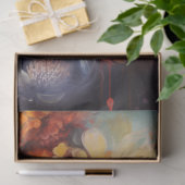 Mousseline Papier de découpage couleur florale (Cadeau)