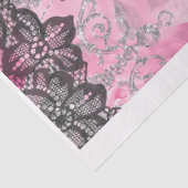 Mousseline Papier de découpage Couture Couture Couture rose e (Détail)