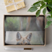 Mousseline Papier de découpage Coyote 1 (Cadeau)