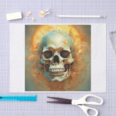 Mousseline Papier de découpage crâne d'été (Artisanat)