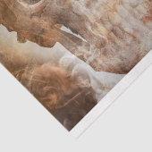 Mousseline Papier de découpage crâne et poignard (Détail)