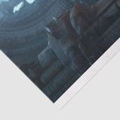 Mousseline Papier de découpage de 3 libellules gothiques (Détail)