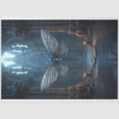 Mousseline Papier de découpage de 3 libellules gothiques (Recto)