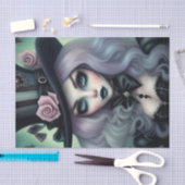 Mousseline Papier de découpage de cheveux pourpre à la noiset (Artisanat)