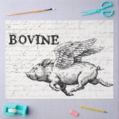 Mousseline Papier de découpage de cochon volant (Artisanat)