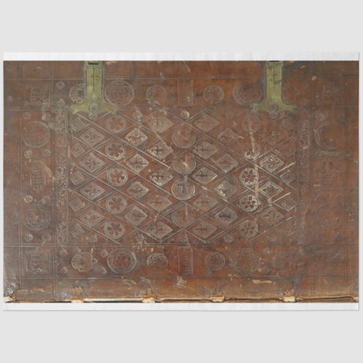 Mousseline Papier de découpage de couverture du livre de cuir (Recto)