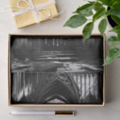 Mousseline Papier de découpage de crâne 3D à goutte gothique (Cadeau)