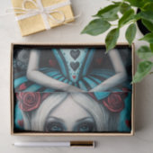 Mousseline Papier de découpage de Goth Alice Whimisk foncé (Cadeau)