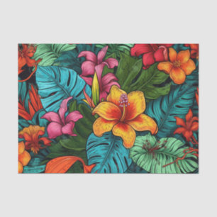 Mousseline Papier de découpage de la Flore exotique Paradis t