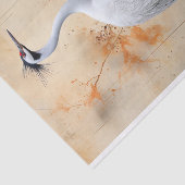 Mousseline Papier de découpage de la grue japonaise 3 (Détail)