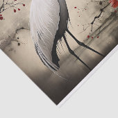 Mousseline Papier de découpage de la grue japonaise 6 (Détail)