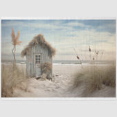 Mousseline Papier de découpage de la maison de plage recouver (Recto)