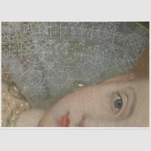 Mousseline Papier de découpage de la reine (Recto)