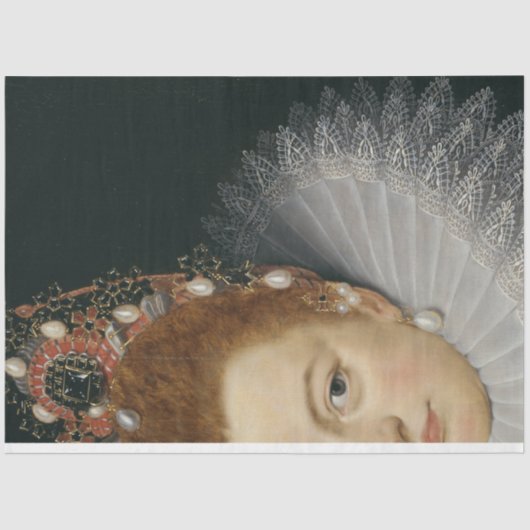 Mousseline Papier de découpage de la reine-mère (Recto)