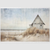 Mousseline Papier de découpage de la scène de Small Beach Hou (Recto)