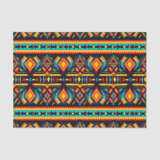 Mousseline Papier de découpage de l'harmonie aztèque (Recto)