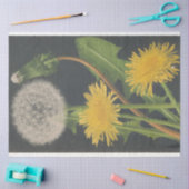 Mousseline Papier de découpage de meubles Dandilion (Artisanat)