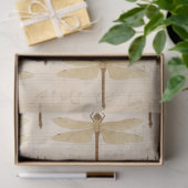 Mousseline Papier de découpage de meubles de libellules (Cadeau)