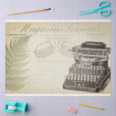 Mousseline Papier de découpage de meubles de machine à écrire (Artisanat)