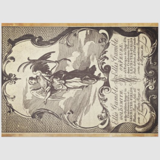 Mousseline Papier de découpage de meubles Goldsmith (Recto)