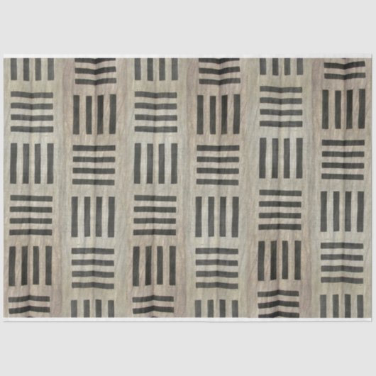 Mousseline Papier de découpage de meubles textiles africains (Recto)